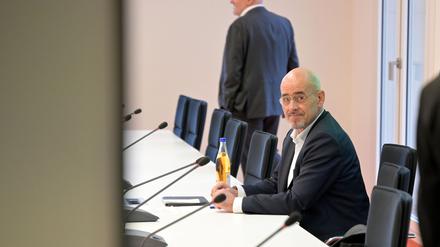 Brandenburgs BSW-Fraktionschef Niels-Olaf Lüders äußert sich zur Lage in seiner Fraktion (Archivbild).