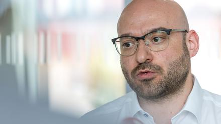 Innenminister René Wilke ist nun Parteimitglied der SPD. (Archivbild)