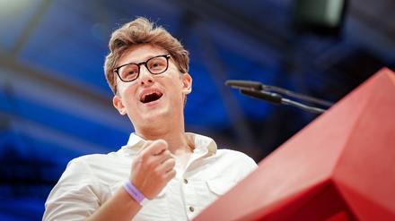 Blieb bisher im Rentenstreit still, findet nun aber deutliche Worte: Juso-Bundesvorsitzender Philipp Türmer.