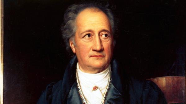 ARCHIV - Johann Wolfgang von Goethe in einer Ölgemälde-Darstellung von Joseph Stieler und Friedrich Dürck aus dem Besitz der Stiftung Weimarer Klassik (Archivfoto). Der Schriftsteller und Naturforscher starb vor 175 Jahren am 22. März 1832. Foto: Stiftung Weimarer Klassik (zu dpa-Themenpaket vom 21.03.) Wiederholung vom 12.03. +++(c) dpa - Bildfunk+++