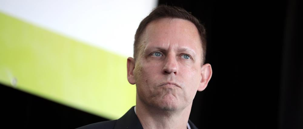 PayPal-Mitbegründer Peter Thiel spricht auf dem Converge Tech Summit in Scottsdale, Arizona (Symbolbild).