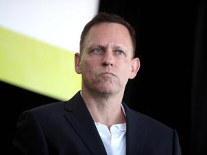 PayPal-Mitbegründer Peter Thiel spricht auf dem Converge Tech Summit in Scottsdale, Arizona (Symbolbild).