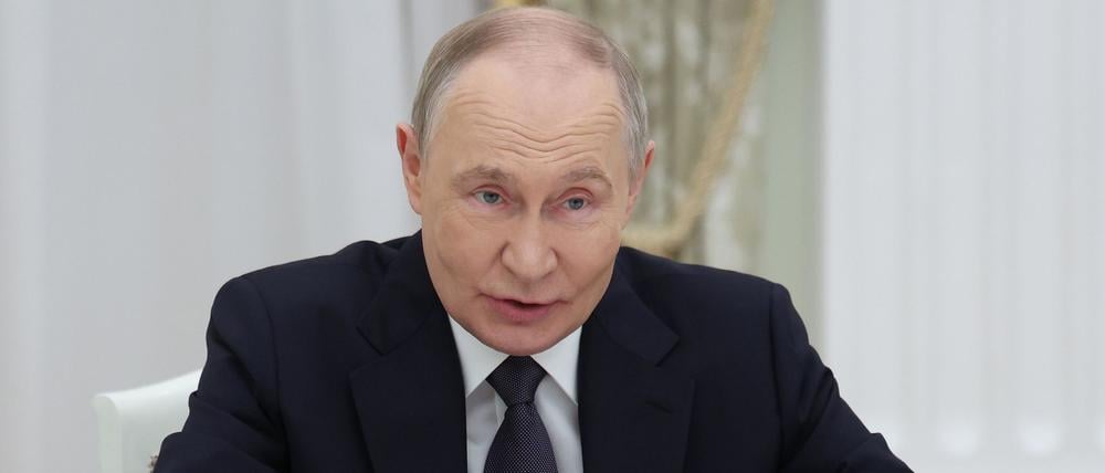 Der russische Präsident Wladimir Putin-