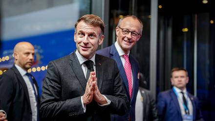 Wollen Europa auch im digitalen Raum souverän machen: Frankreichs Präsident Emmanuel Macron und Bundeskanzler Friedrich Merz (CDU).