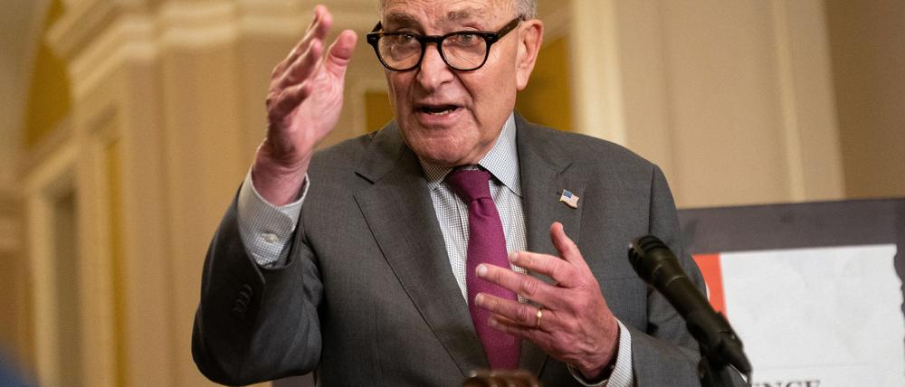 Schumer bediente sich eines Verfahrens namens „unanimous consent“. (Archivbild)