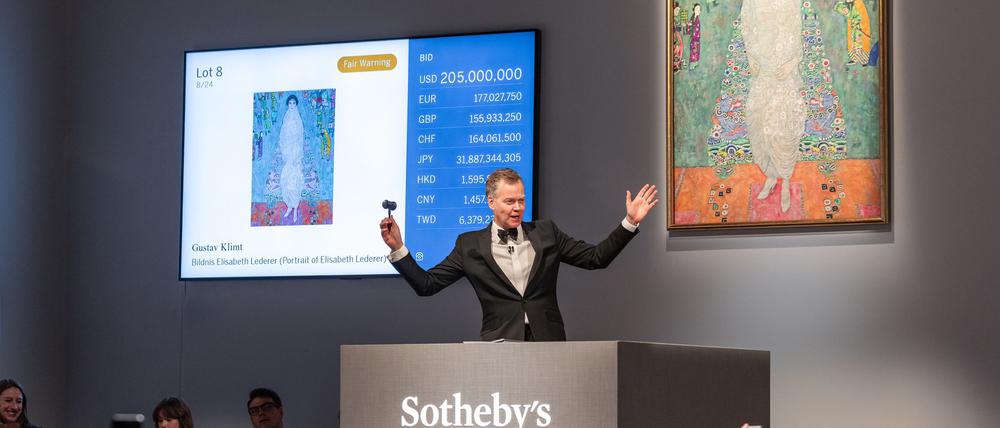 Das Klimt-Werk ist nun das zweitteuerste je bei einer Auktion versteigerte Kunstwerk.