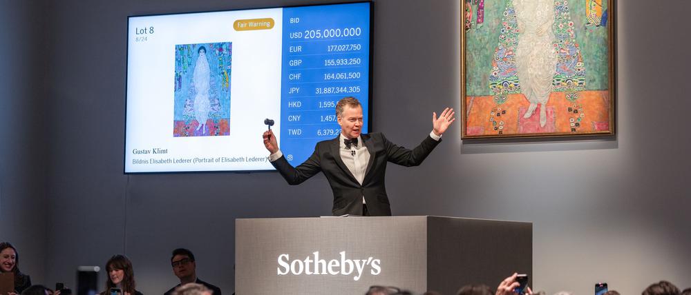 Das Klimt-Werk ist nun das zweitteuerste je bei einer Auktion versteigerte Kunstwerk. 