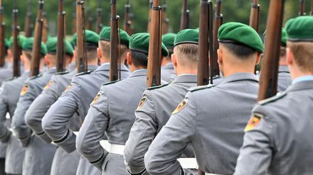 Wachbataillon der Bundeswehr hat Aufstellung genommen. (Archivbild)