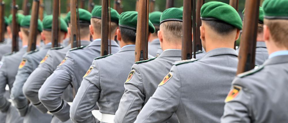 Wachbataillon der Bundeswehr hat Aufstellung genommen. (Archivbild)