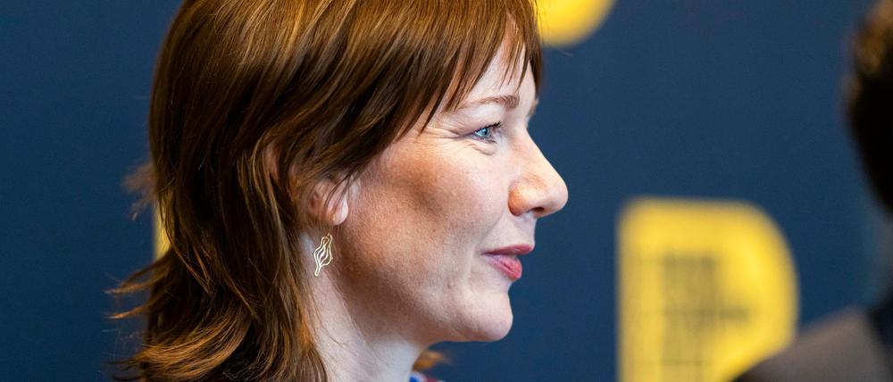 Schauspielerin Sandra Hüller beim Braunschweig International Film Festival: Sie wurde dort als Stargast mit dem Hauptpreis ausgezeichnet. (Archivbild)