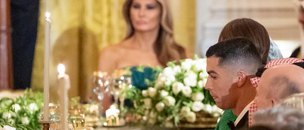 Gast im Weißen Haus: Superstar Cristiano Ronaldo.