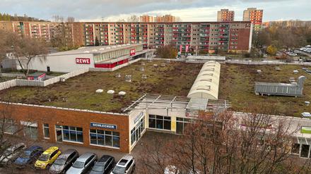 Der Kiez an der Hohensaatener Straße in Berlin-Marzahn soll mit mehreren Hochhäusern verdichtet werden. Eine Anwohnerinitiative weht sich dagegen 