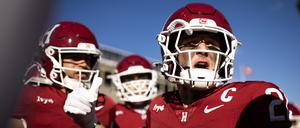 Football-Spiel der Harvard University gegen die University of Pennsylvania am 15.11.2025