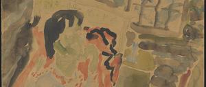 Ernst Ludwig Kirchners aquarelliertes Selbstbildnis „Im Bett liegender kranker Mann“ von 1918 kehrte im Oktober zu den Sammlererben zurück. 