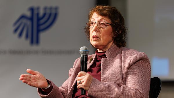 Großspenderin Ellen Marcus in Berlin.