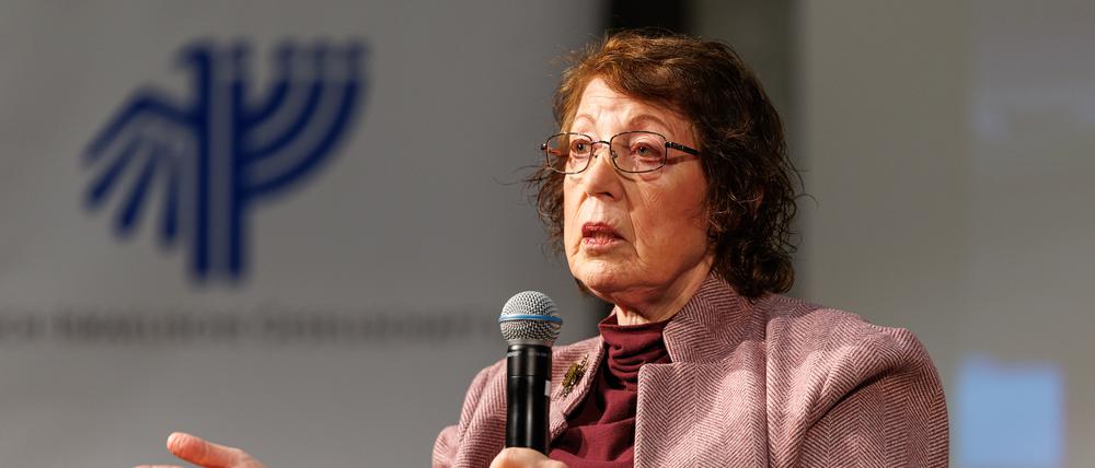 Großspenderin Ellen Marcus in Berlin.