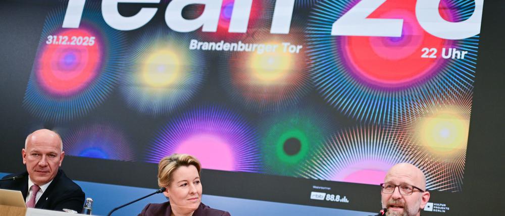 „Yeah 26“ soll das Motto der Silvesterfeier am Brandenburger Tor sein.  