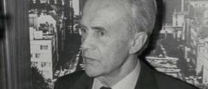 Günter Matthes (Mitte) und Lothar C. Poll (rechts) im Gespräch mit Peter Mitzscherling (SPD) am 22. Februar 1990 bei der Eröffnung des Tagesspiegel-Korrespondenten-Büros in Ost-Berlin.