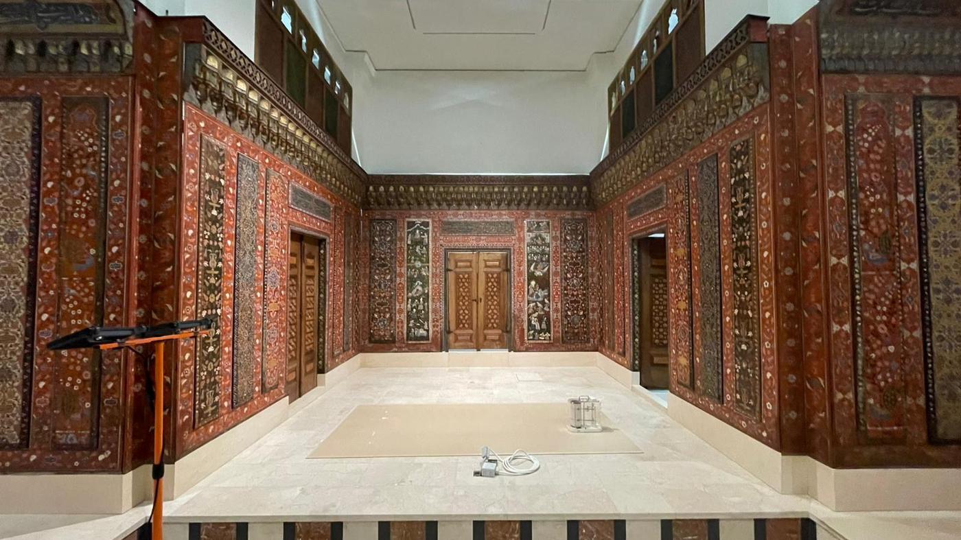 Exklusiver-Einblick-ins-neue-Pergamonmuseum-Das-Aleppo-Zimmer-wird-nach-Orangen-und-Tabak-duften