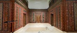 Das frisch restaurierte Aleppo-Zimmer im Museum für Islamische Kunst wird im Frühjahr 2027 wiedereröffnet. 