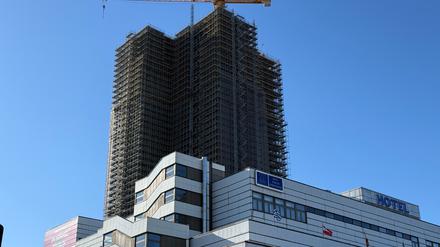 Der Steglitzer Kreisel im Februar 2025.