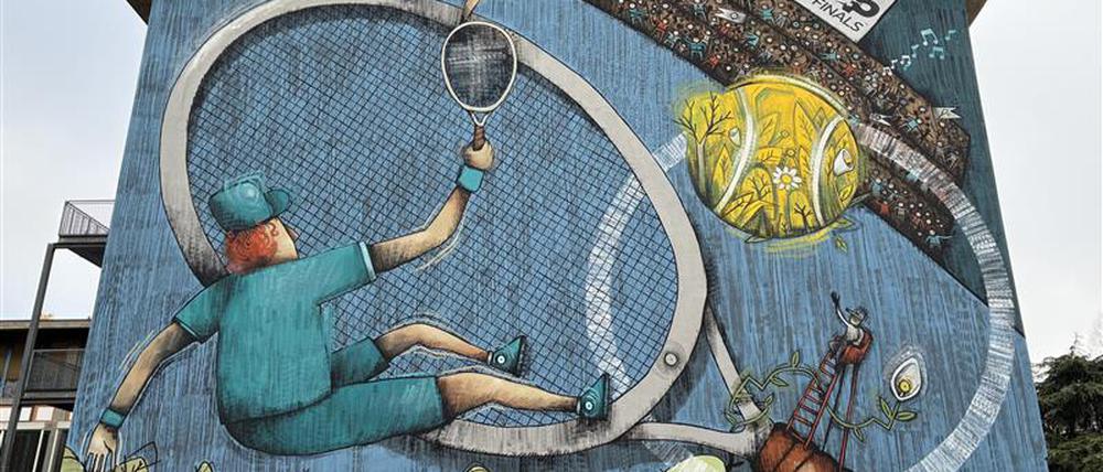 Green Art Wall in Turin // Weiterer Text über ots und www.presseportal.de/nr/148304 / Die Verwendung dieses Bildes für redaktionelle Zwecke ist unter Beachtung aller mitgeteilten Nutzungsbedingungen zulässig und dann auch honorarfrei. Veröffentlichung ausschließlich mit Bildrechte-Hinweis.