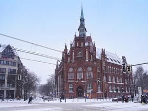Das Rathaus Lichtenberg in der Möllendorffstraße