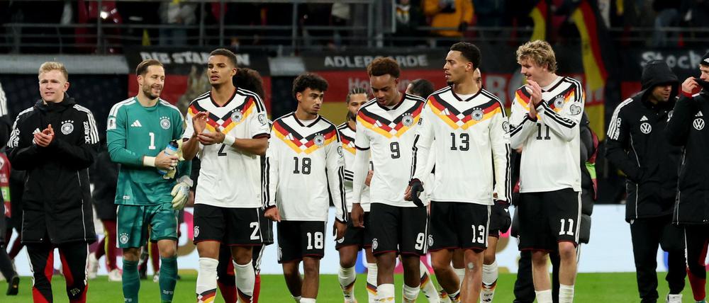 Die deutsche Fußball-Nationalmannschaft liegt in der FIFA-Weltrangliste auf dem neunten Platz.