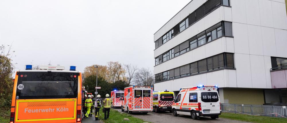 Mehrere Schüler wurden vorsorglich ins Krankenhaus gebracht.