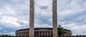 Blick auf das Olympiastadion.