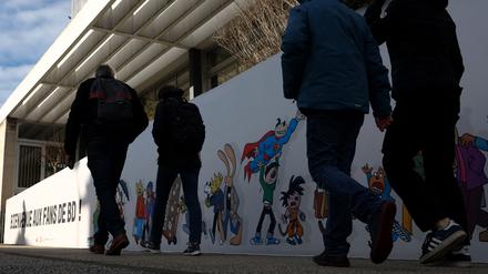 Eine Szene vom Festival in Angoulême Anfang 2025.