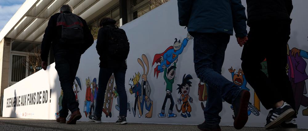 Eine Szene vom Festival in Angoulême Anfang 2025.