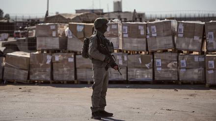 Die EU kann sich vorstellen, künftig Grenzkontrollen am Übergang Kerem Schalom zu unterstützen. (Archivbild)