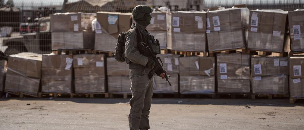 Die EU kann sich vorstellen, künftig Grenzkontrollen am Übergang Kerem Schalom zu unterstützen. (Archivbild)