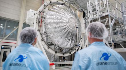 Am Bremer Standort der ArianeGroup wird die Oberstufe der Trägerrakete gebaut und integriert.