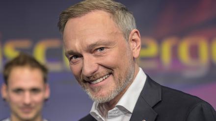 Stolz auf seinen neuen Job: Christian Lindner. 