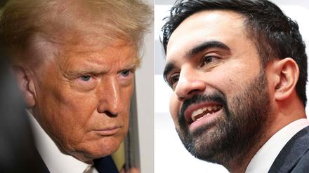 US-Präsident Donald Trump und der neugewählte New Yorker Bürgermeister Zohran Mamdani.