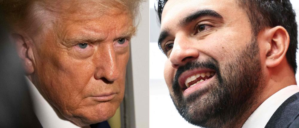 US-Präsident Donald Trump und der neugewählte New Yorker Bürgermeister Zohran Mamdani.