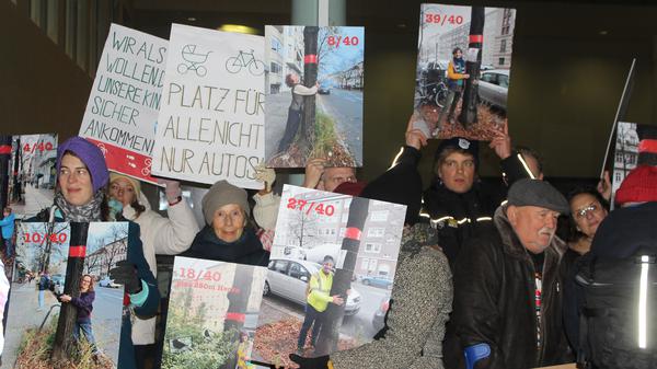 Demonstration der Bürgerinitiative "Für eine lebendige Torstraße"
Credit: Lea Fiehler