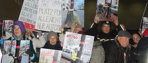 Demonstration der Bürgerinitiative "Für eine lebendige Torstraße"
Credit: Lea Fiehler
