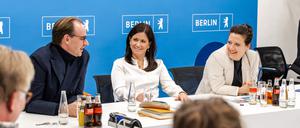 Abschlussveranstaltung von „Tagesspiegel macht Schule – reflektiert & couragiert“.
Fotos: Marie Staggat