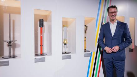 Wirbt für Olympische und Paralympische Spiele in NRW: Ministerpräsident Hendrik Wüst (CDU). (Archivfoto) 