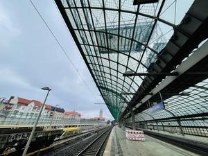 Bahnhof Berlin Spandau, Dacharbeiten. 
