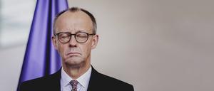 Friedrich Merz CDU, Bundeskanzler, aufgenommen im Rahmen der Übergabe des Jahresgutachtens des Sachverständigenrates zur Begutachtung der gesamtwirtschaftlichen Entwicklung am 12.11.2025.