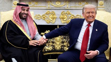 Der saudische Kronprinz Mohammed bin Salman und US-Präsident Donald Trump.