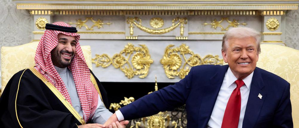 Der saudische Kronprinz Mohammed bin Salman und US-Präsident Donald Trump.