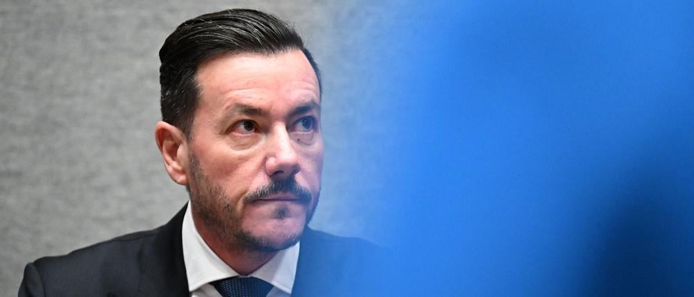 Der Angeklagte René Benko zu Beginn des zweiten Verhandlungstags (Symbolbild).