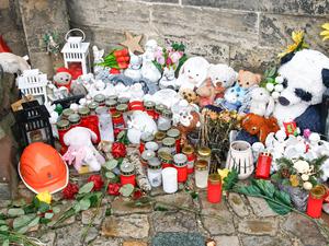 Trauerort für die Opfer des Attentates bei der Eröffnung des Magdeburger Weihnachtsmarktes