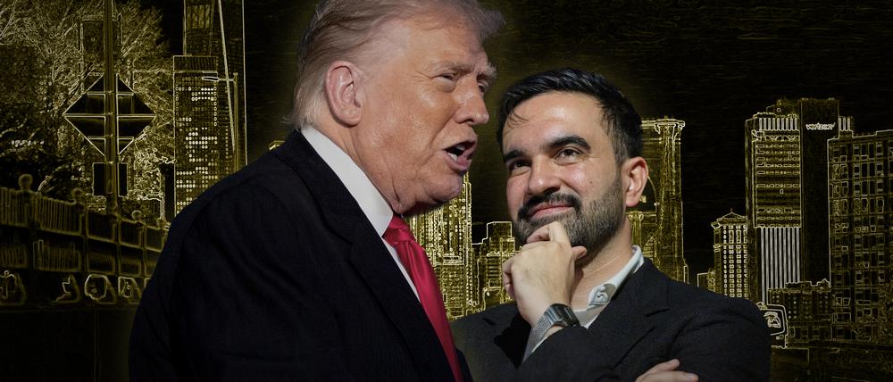 Trump und Mamdani – unterschiedlicher könnten zwei Männer kaum sein.