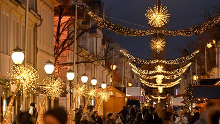 Der „Potsdamer Weihnachtszauber“ hat bis zum 28. Dezember geöffnet